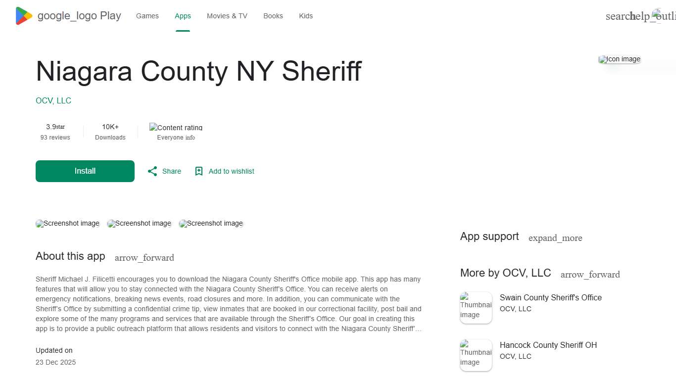 Niagara County NY Sheriff – Apps on Google Play